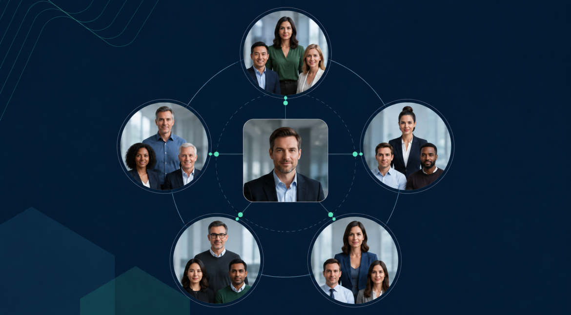 Why Buying Group Coverage Matters for Pipeline Progression visual showing target accounts, buying group signals and pipeline progression.