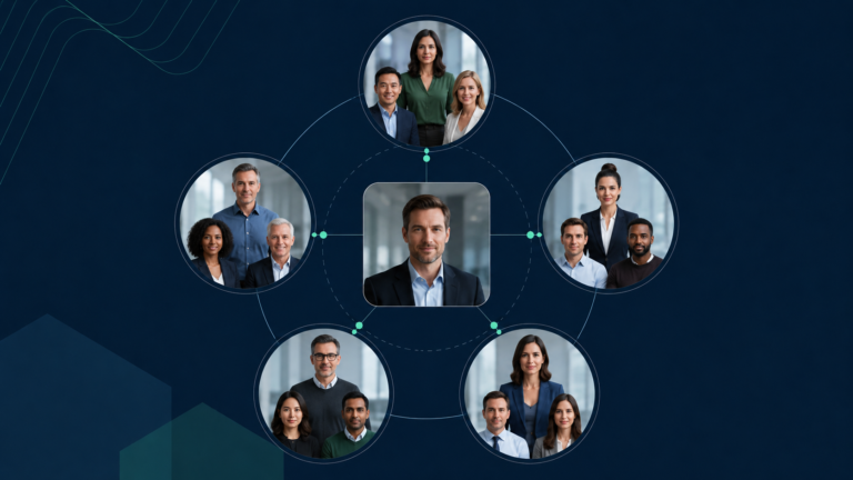 Why Buying Group Coverage Matters for Pipeline Progression visual showing target accounts, buying group signals and pipeline progression.