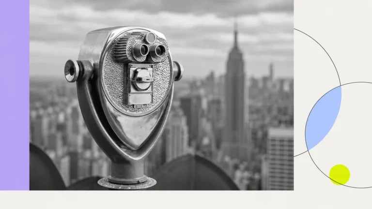Coin-operated binoculars pointing into the distance.
